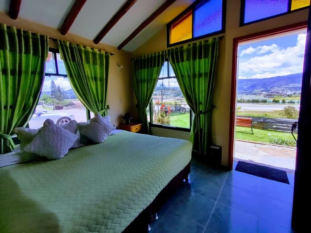 Hotel Cabañas San Cayetano Paipa Exterior foto
